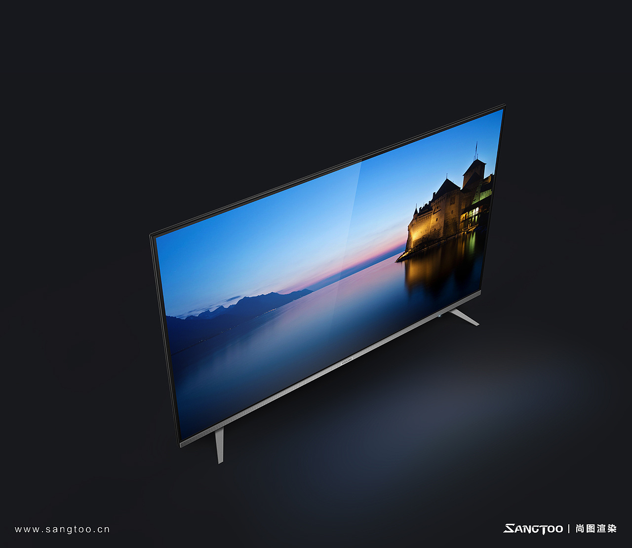 创维智能高清电视产品效果图 / 产品渲染