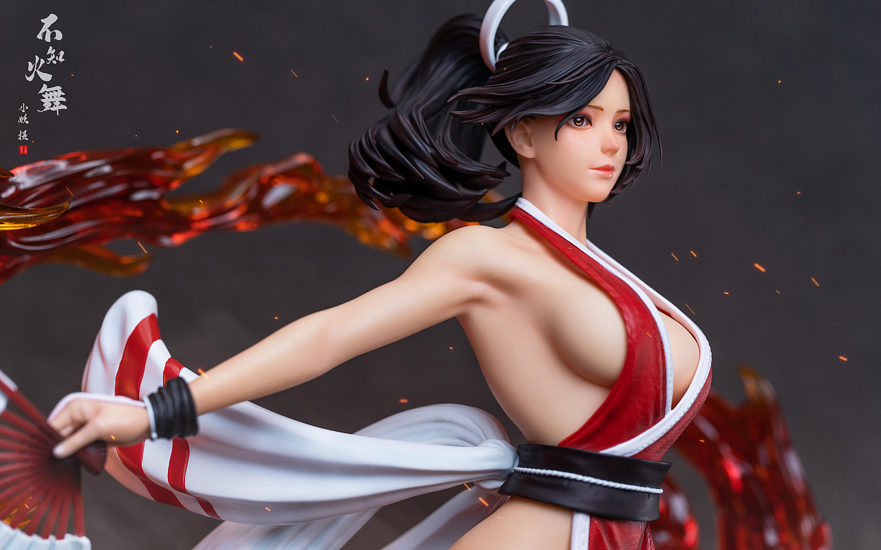 pj不知火舞雕像摄影