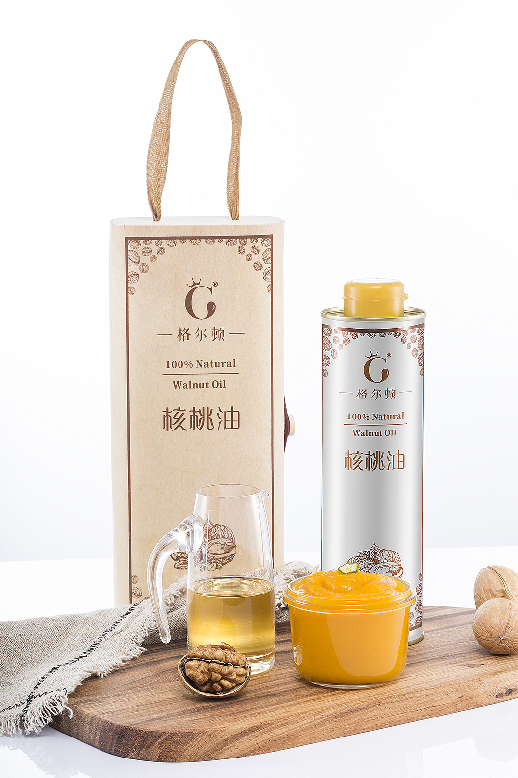 格尔顿核桃油（图ZMTE5OTQ3MzQ4） - 产品摄影 - 站酷设计师中山左右文化原创素材 - 站酷ZCOOL