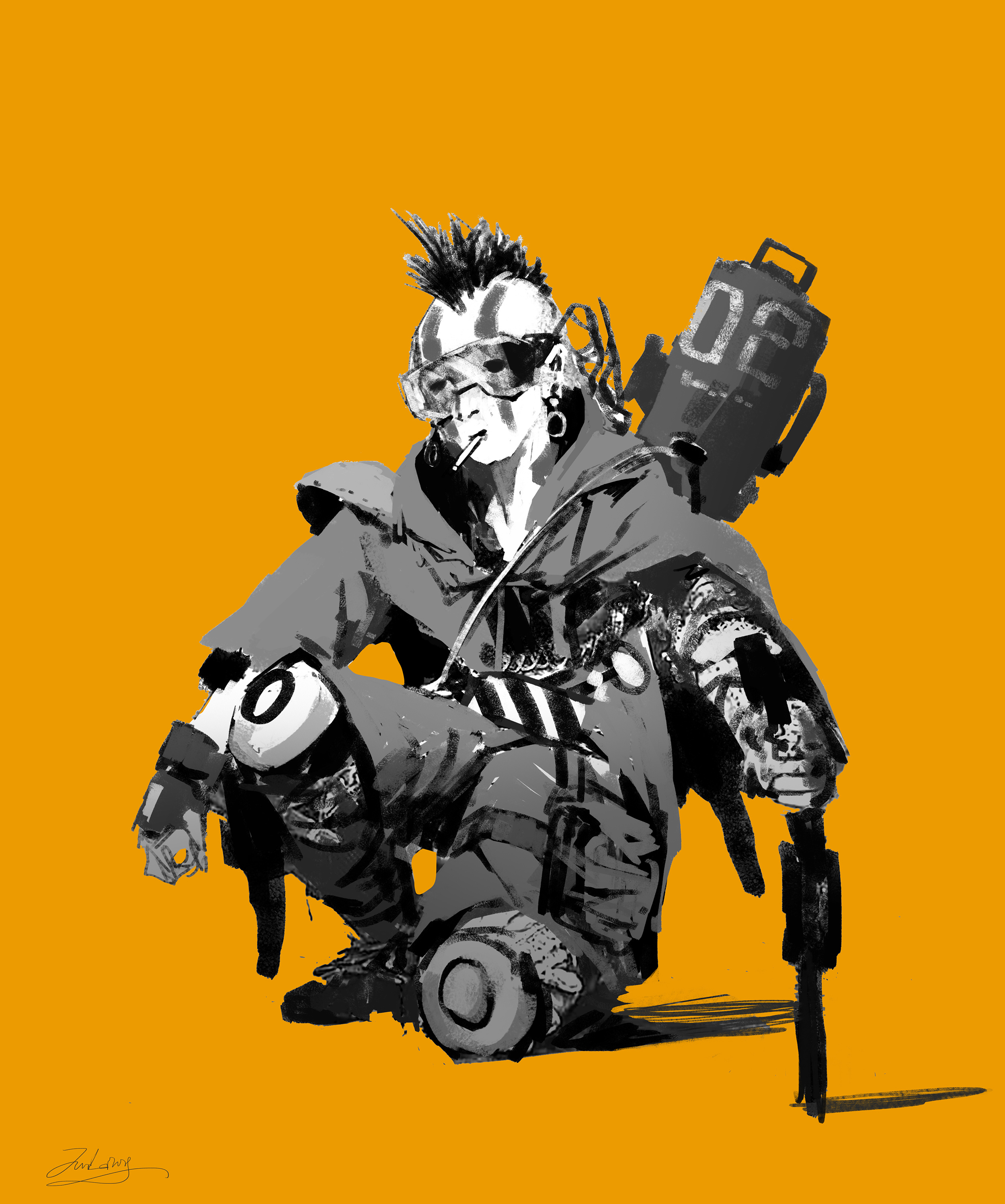 废土角色草图合集