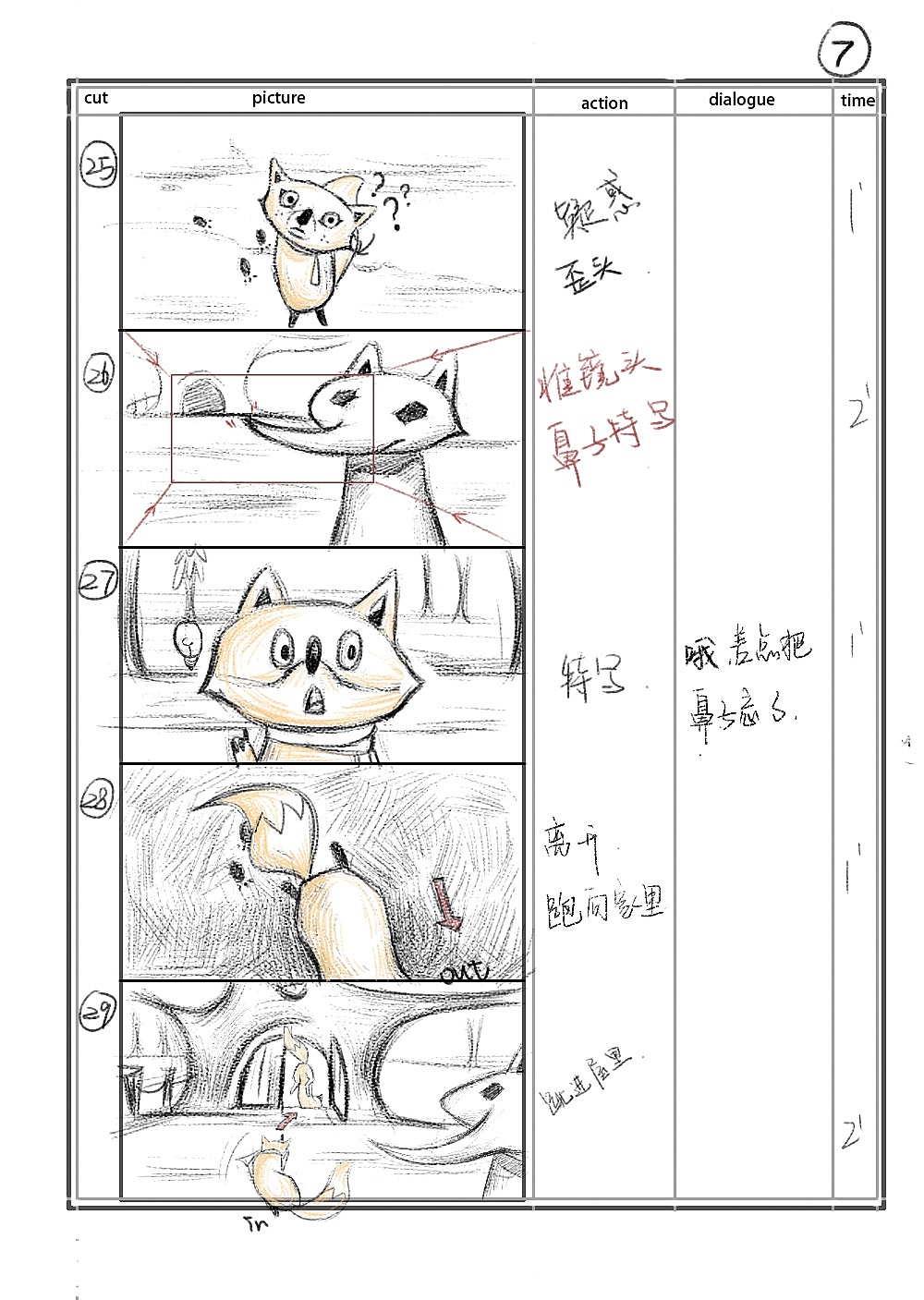分镜《来年春天》