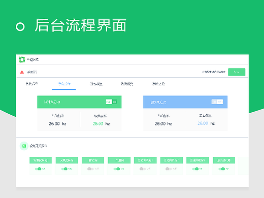 污水处理后台流程界面