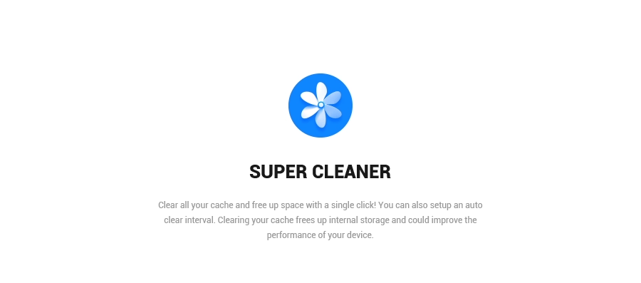 APP设计-Super Cleaner 1.0