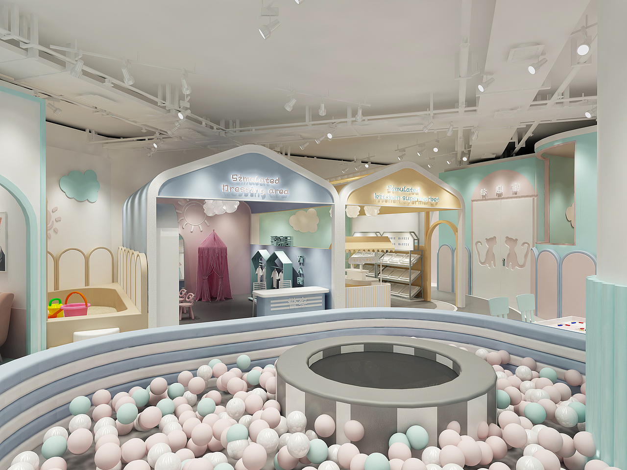 亲子餐厅，亲子乐园，零售店（图ZMjAwMTE3MDYw） - 家装设计 - 站酷设计师樊东风原创素材 - 站酷ZCOOL
