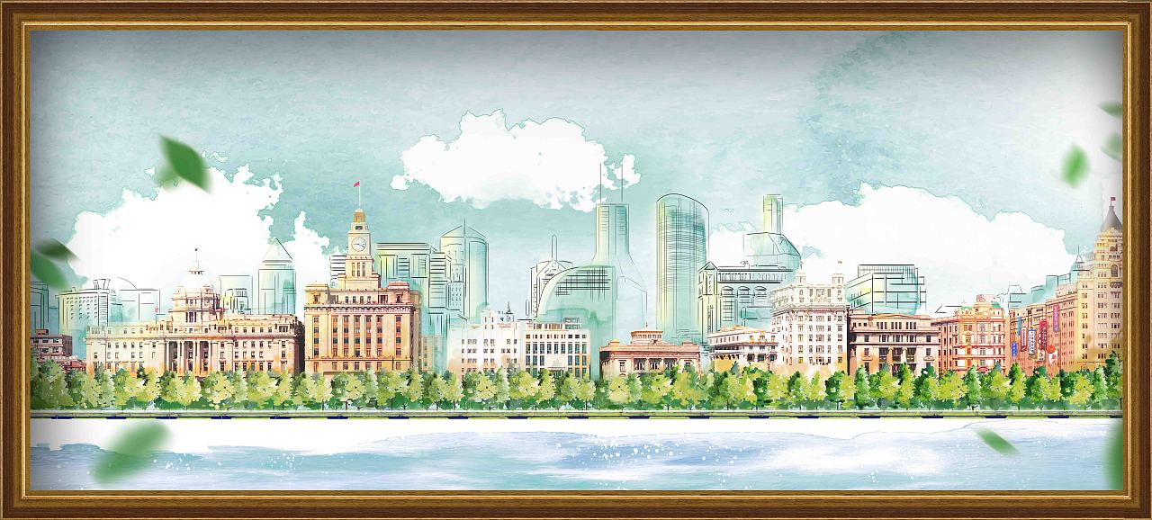 《外滩四季》水彩插画（图ZMjk2MTQ5MzQ4） - 商业插画 - 站酷设计师生命三文鱼原创素材 - 站酷ZCOOL