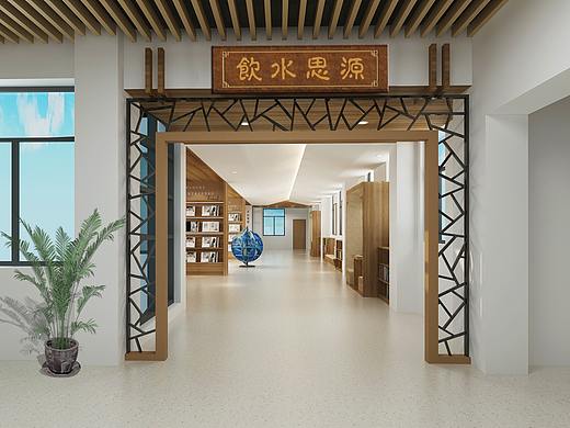阅览室走廊