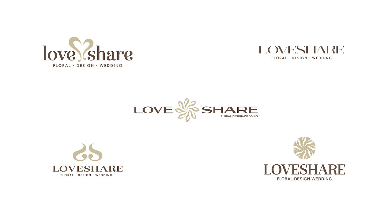 loveshare logo提案（图ZMjQ4NDM2NjA=） - Logo - 站酷设计师shiqi原创素材 - 站酷ZCOOL