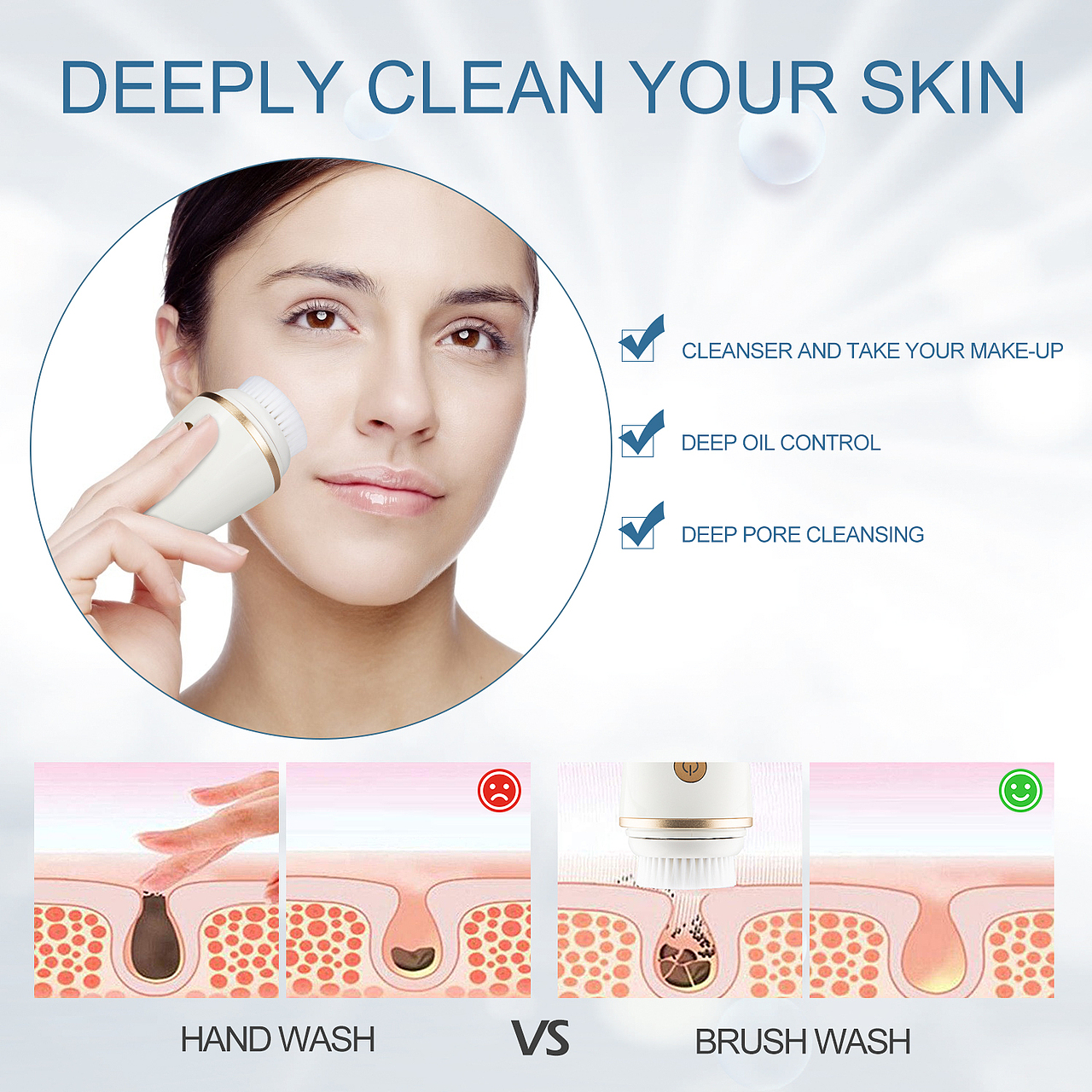 亚马逊美国站-洁面仪拍摄+精修设计