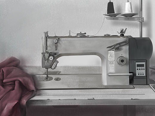 缝纫机（个人主页-ZNjY0NjE3MDQ=） - 商业插画 - 站酷设计师我叫WJN原创素材 - 站酷ZCOOL