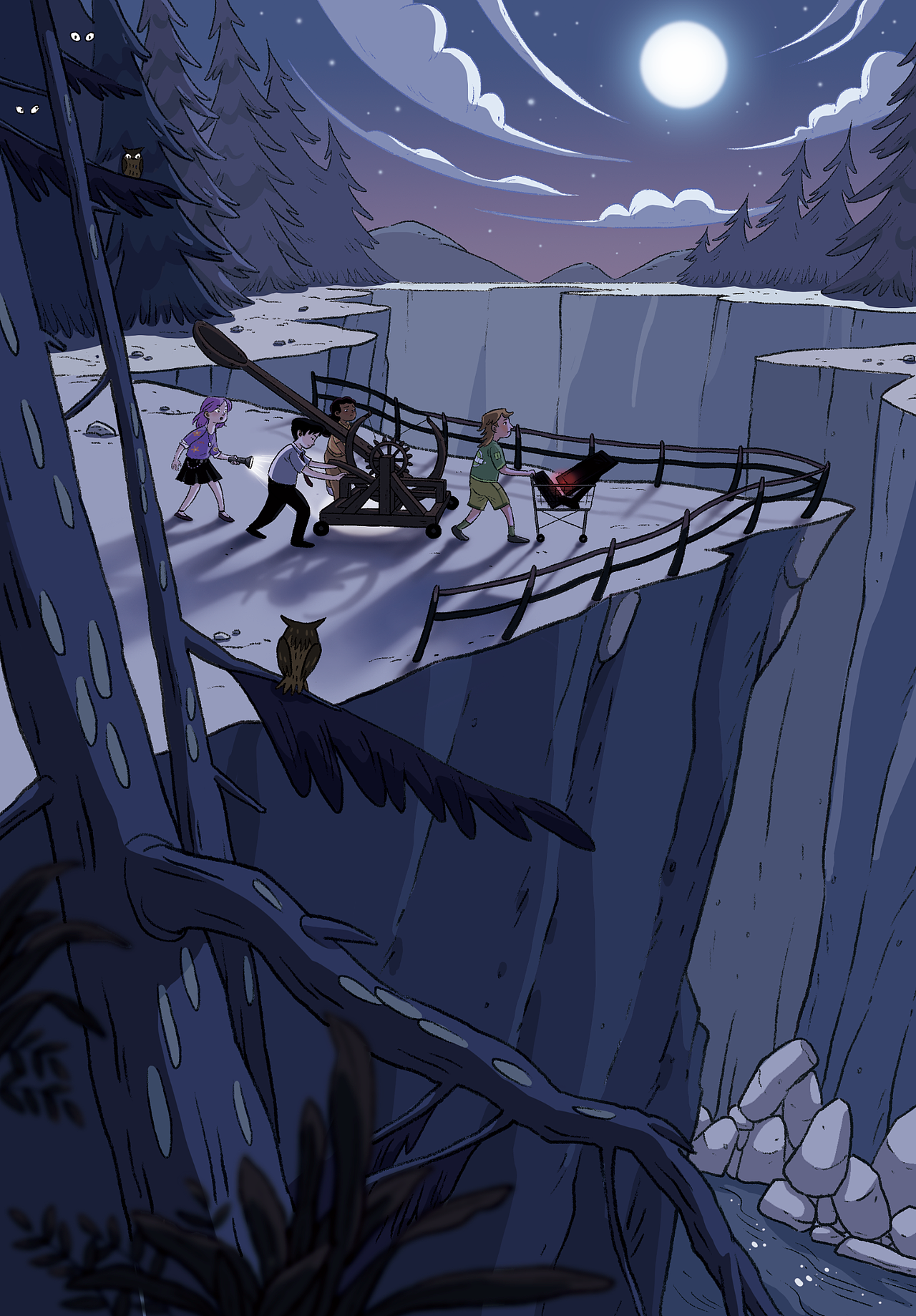 夜晚主角团销毁作业机