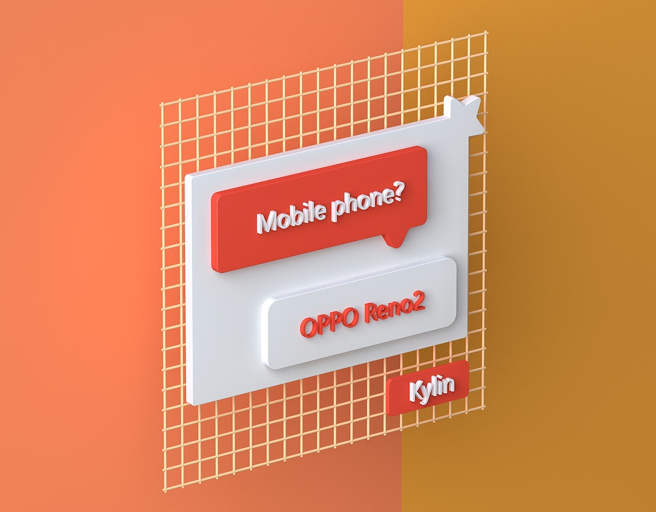 C4D打卡04期-OPPO云琥联名-21天（图ZMTg4Mzc5ODM2） - 其他三维 - 站酷设计师kylin2017原创素材 - 站酷ZCOOL