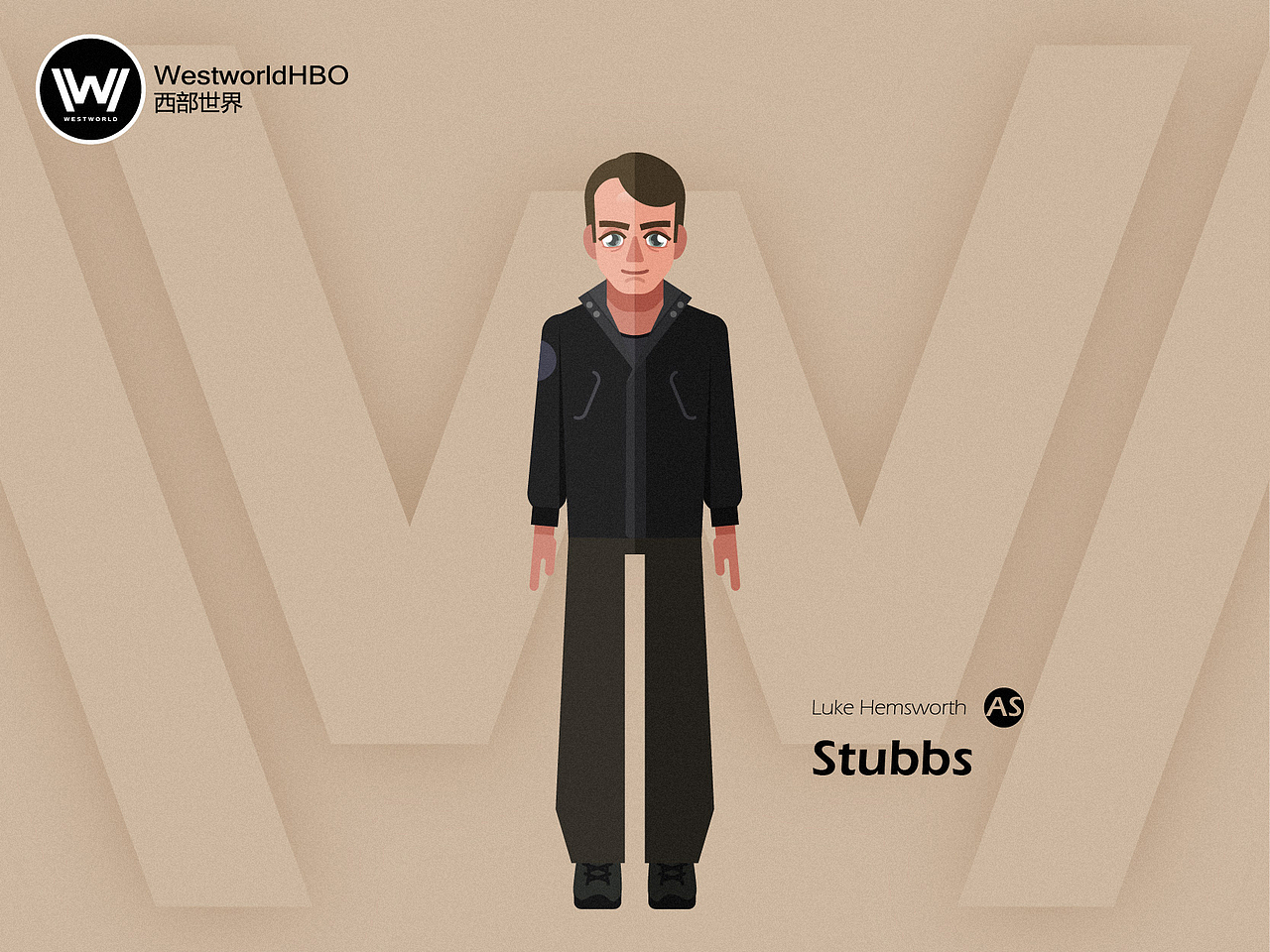 西部世界人物插画（附送头像）（图ZNjMwODU5OTI=） - 创作习作 - 站酷设计师嘉顿小熊饼原创素材 - 站酷ZCOOL