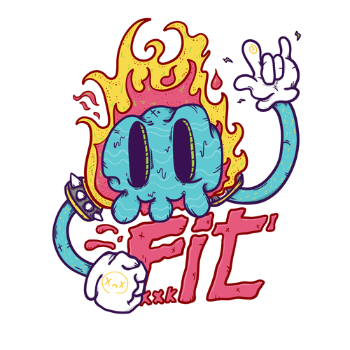 【涂鸦设计】粤语正字贴纸#1 -「㷫」（图ZNzk5NDQ3NTI=） - 新锐潮流插画 - 站酷设计师熟肉创意原创素材 - 站酷ZCOOL