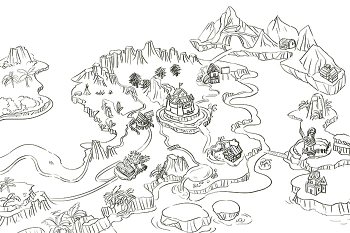 游戏界面设计-小岛