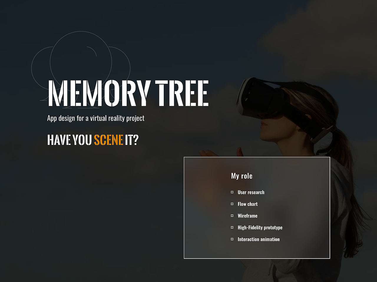 作品集(1) - 手机APP: Memory Tree(英)