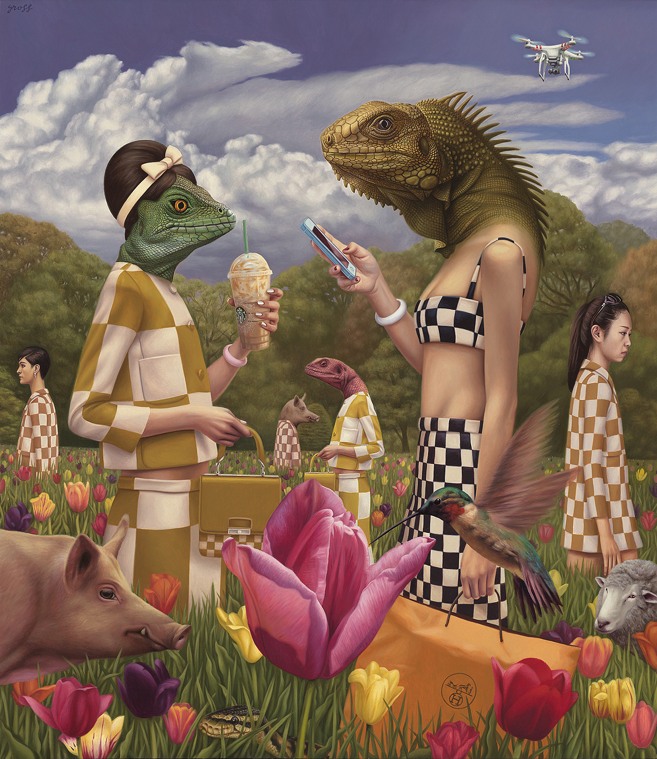 Oil on Canvas（图ZOTA2OTI0NDg=） - 艺术插画 - 站酷设计师Alex亚历克斯原创素材 - 站酷ZCOOL