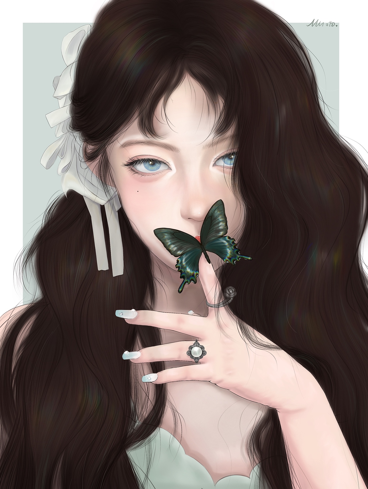 02｜🦋（图ZMzQwODUwNTk2） - 艺术插画 - 站酷设计师ZYXMM喵原创素材 - 站酷ZCOOL