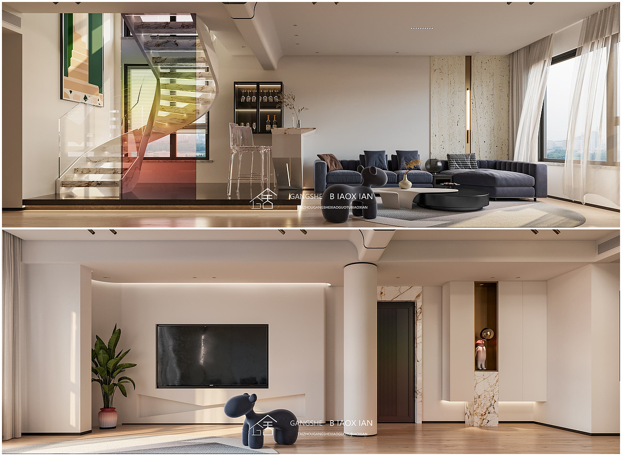 现代客餐厅 · 效果图作品