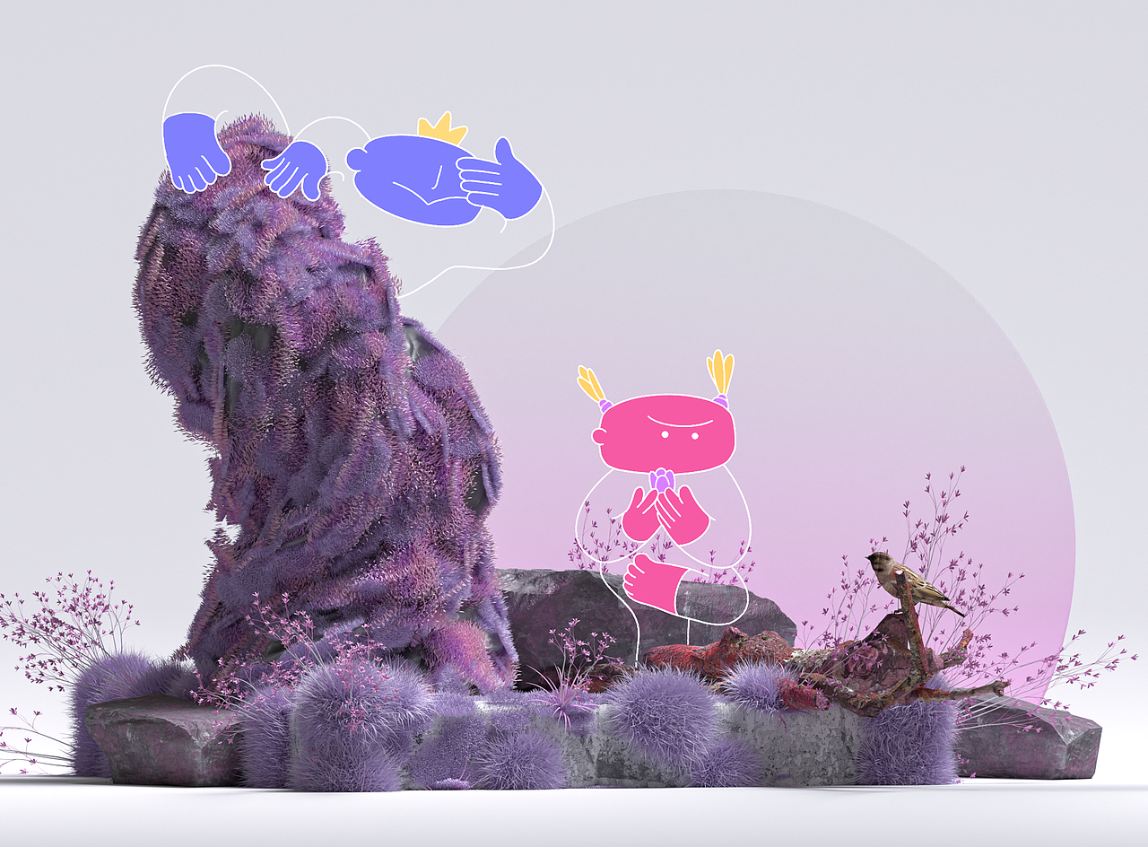 二月练习（图ZMjg5ODU5MTEy） - 其他三维 - 站酷设计师藤原原藤原创素材 - 站酷ZCOOL