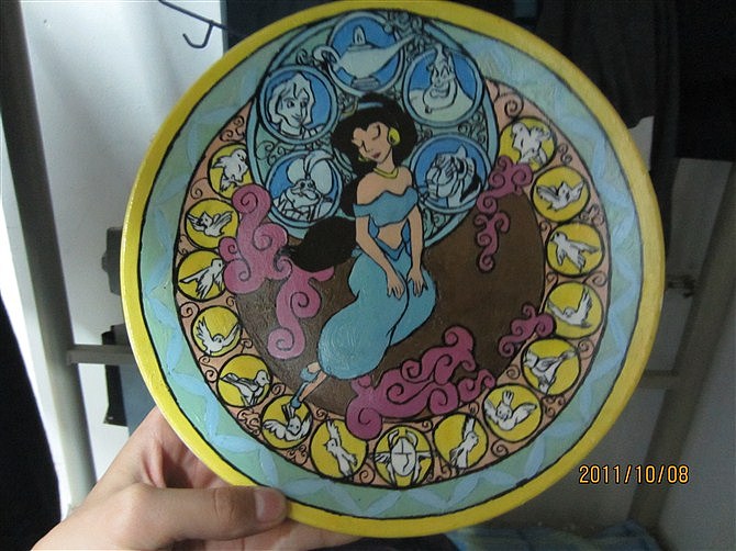 手绘盘子、马勺 最炫民族风 丙烯画（图ZMjk1OTA2MDA=） - 工艺品设计 - 站酷设计师小放原创素材 - 站酷ZCOOL