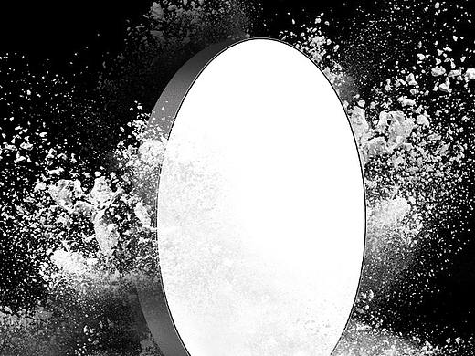 小器鬼led三防圆形吸顶灯