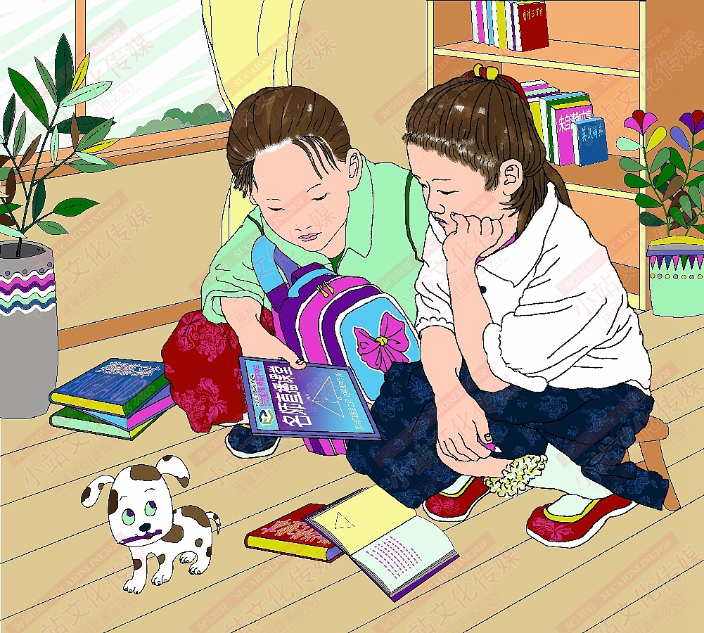 和教育电脑绘画（图ZMjM1OTMzNDU2） - 艺术插画 - 站酷设计师sucaionline原创素材 - 站酷ZCOOL