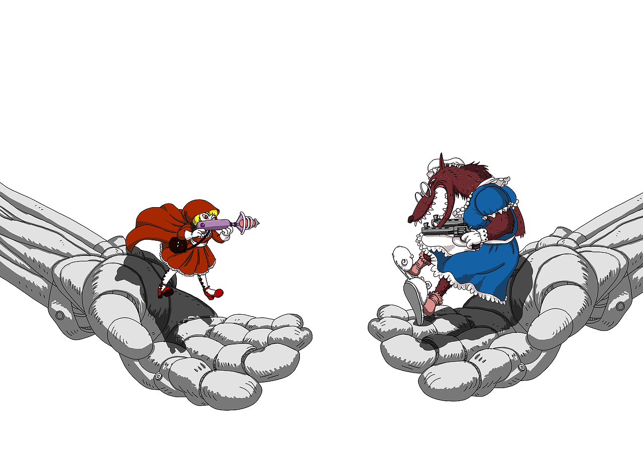 新小红帽安全生产（图ZMTIwNzQ3OTY4） - 艺术插画 - 站酷设计师一止一原创素材 - 站酷ZCOOL