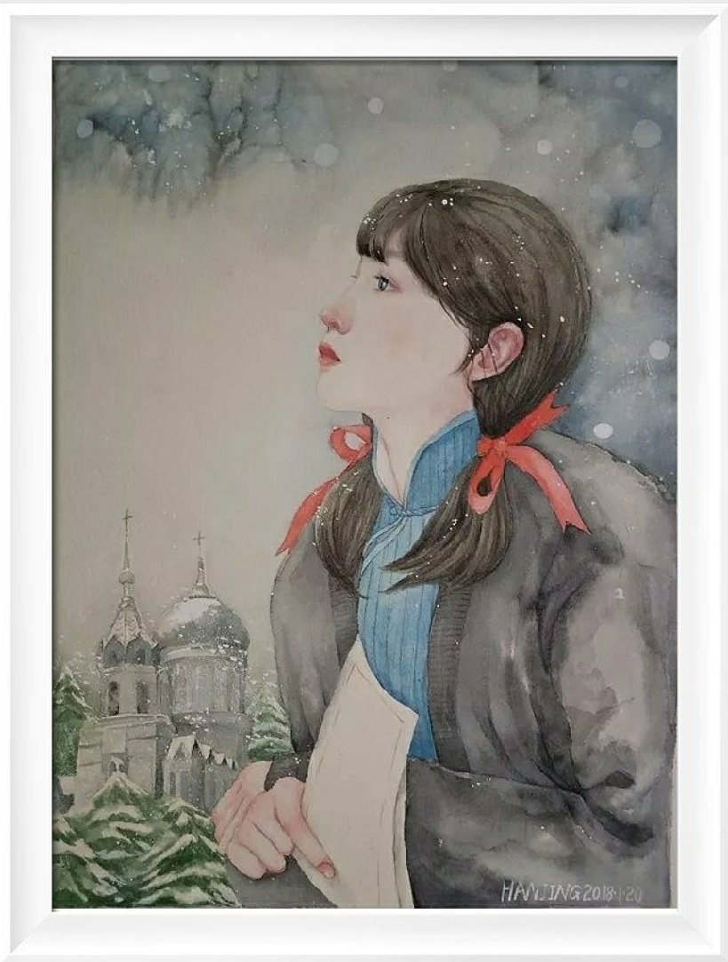 她们:女作家的肖像|插画|创作习作|小寒之画意诗情 - 原创作品 - 站酷