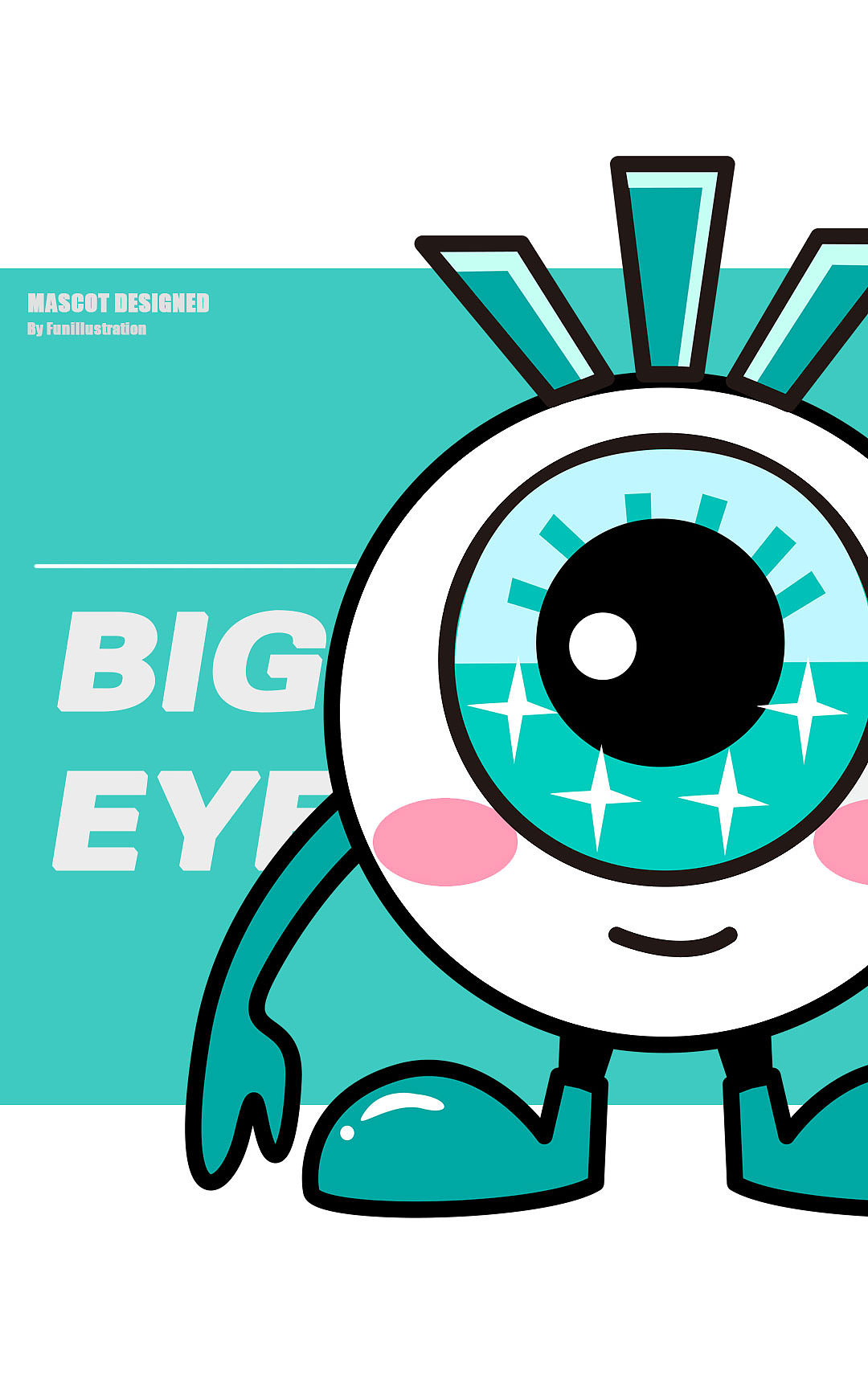 大眼仔 大眼睛-设计传媒公司的IP吉祥物设计（图ZMTU5NTE2OTgw） - IP形象 - 站酷设计师fun你原创素材 - 站酷ZCOOL