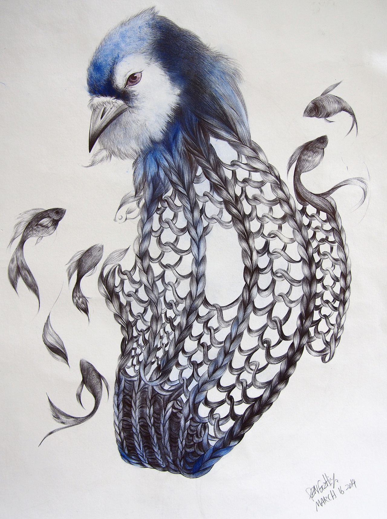 女插畫師的針線活