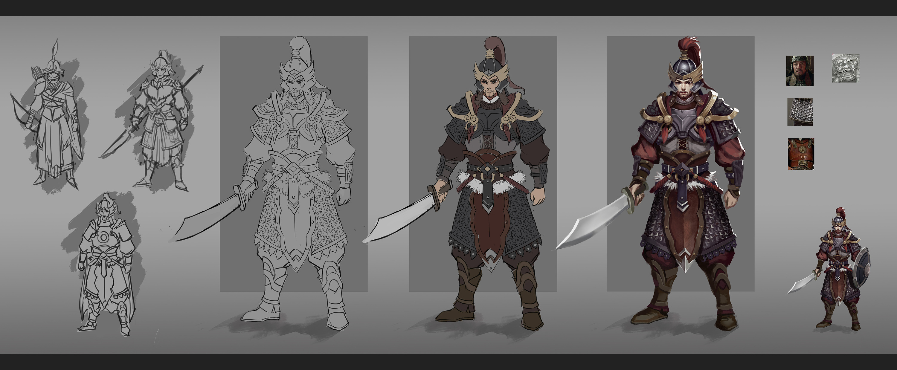 武将|插画|概念设定|大腿子 - 原创作品 - 站酷 (zcool)