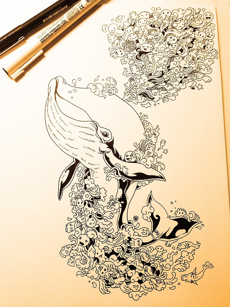 【海灵】小鲸（图ZOTE2ODQxNDA=） - 创作习作 - 站酷设计师多爸1203原创素材 - 站酷ZCOOL