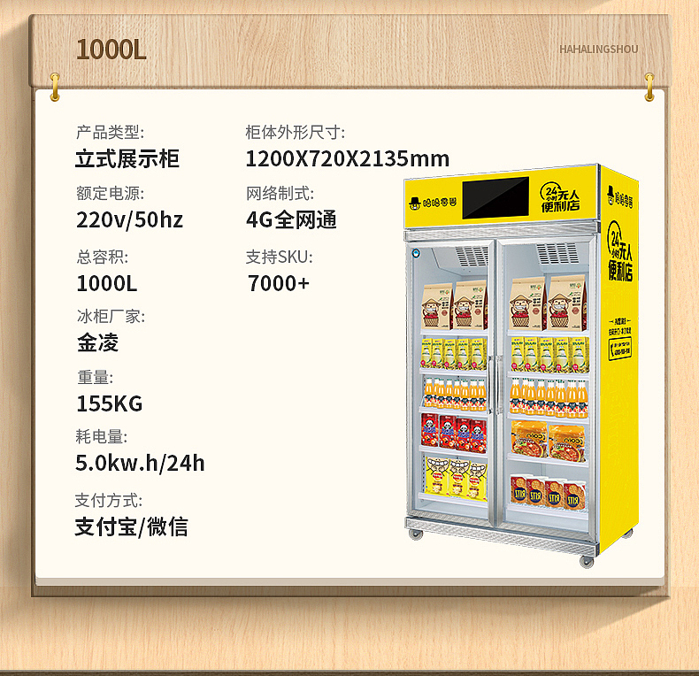 哈哈零兽-无人售货柜