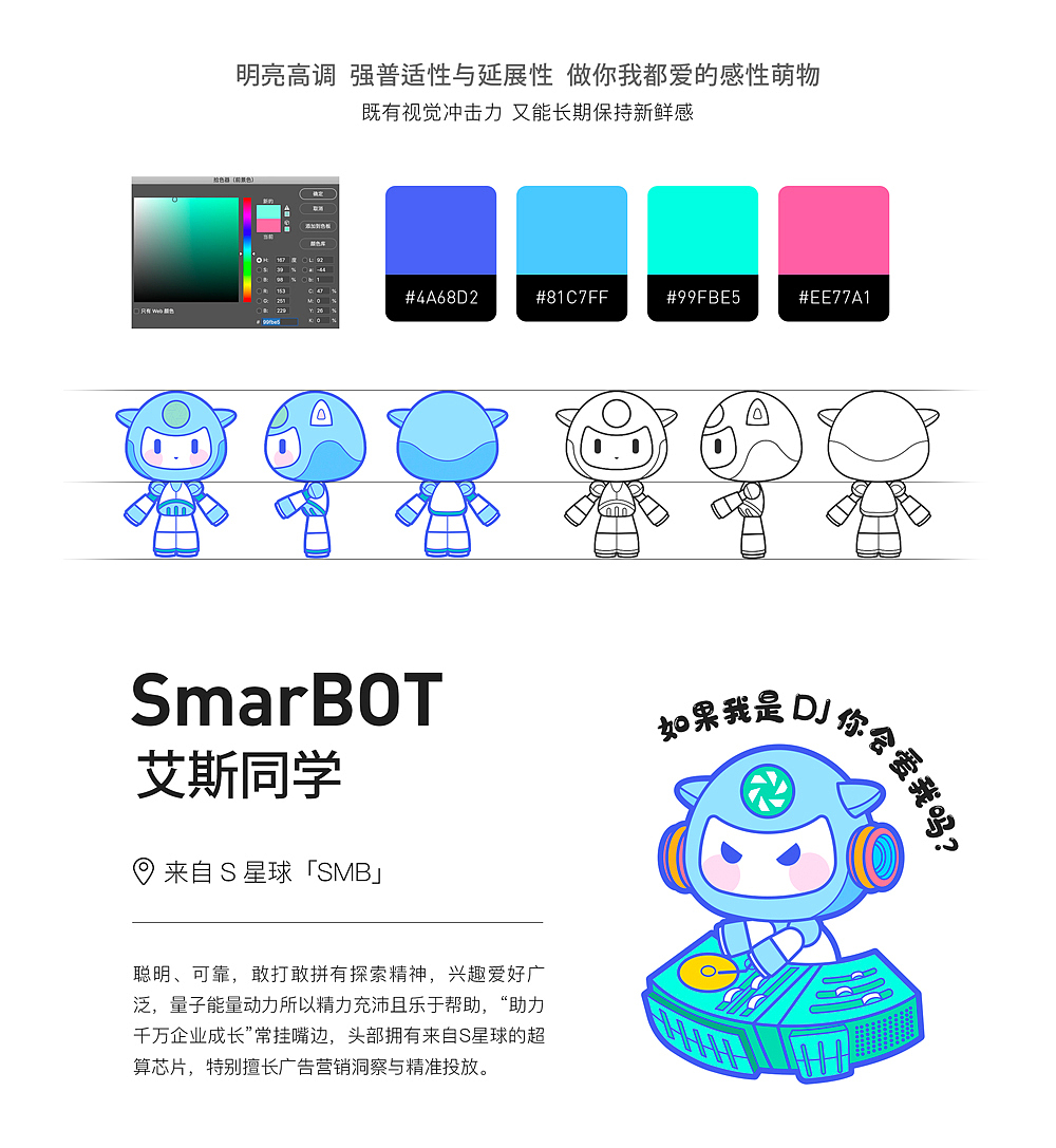 两款吉祥物设计