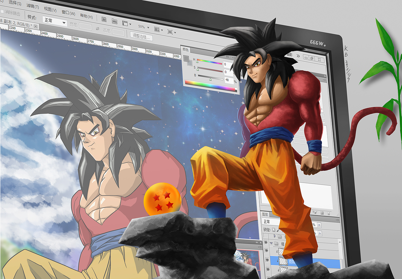 超级赛亚人4手办系