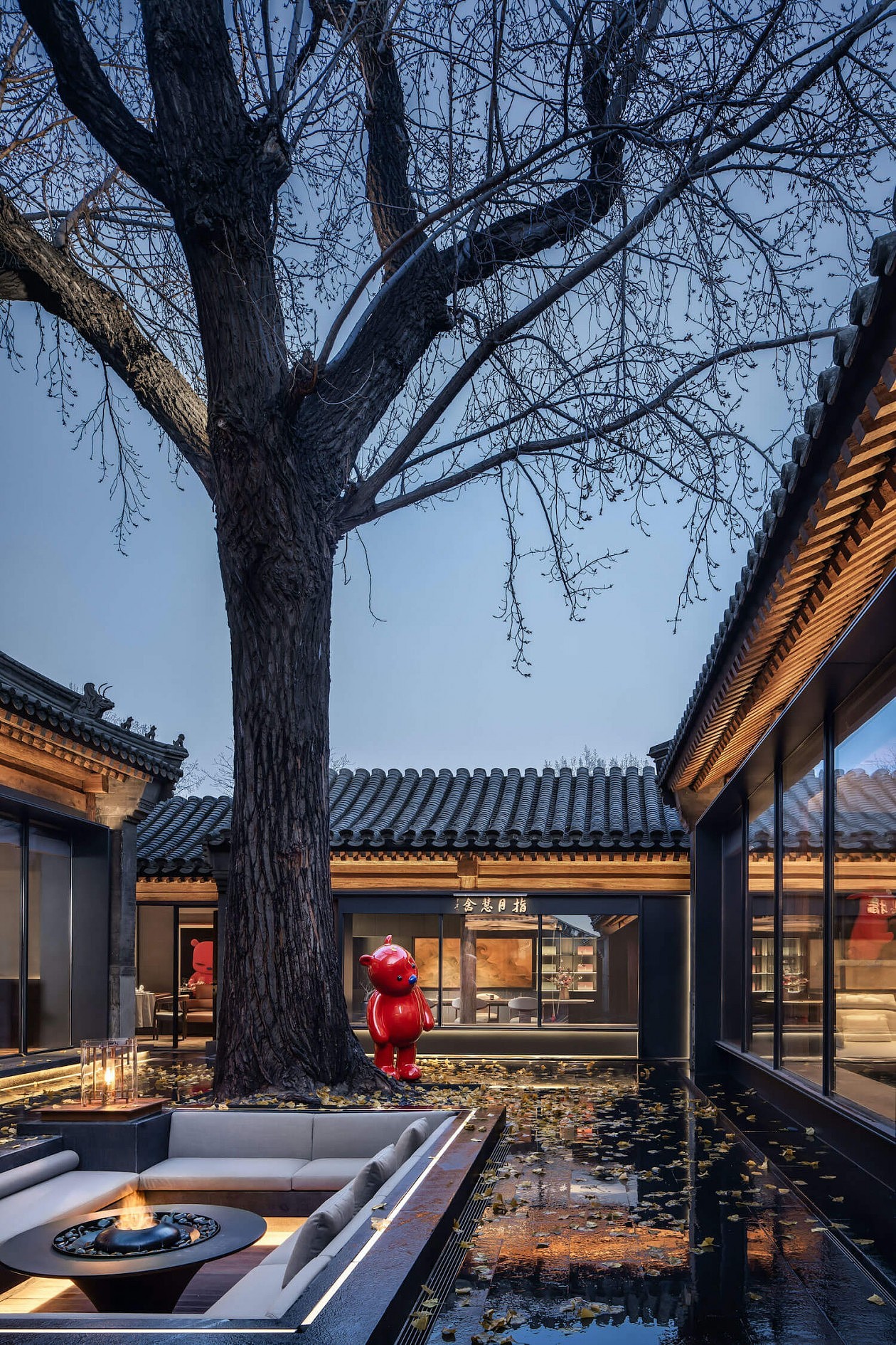 由古建筑改造而成的中式餐厅