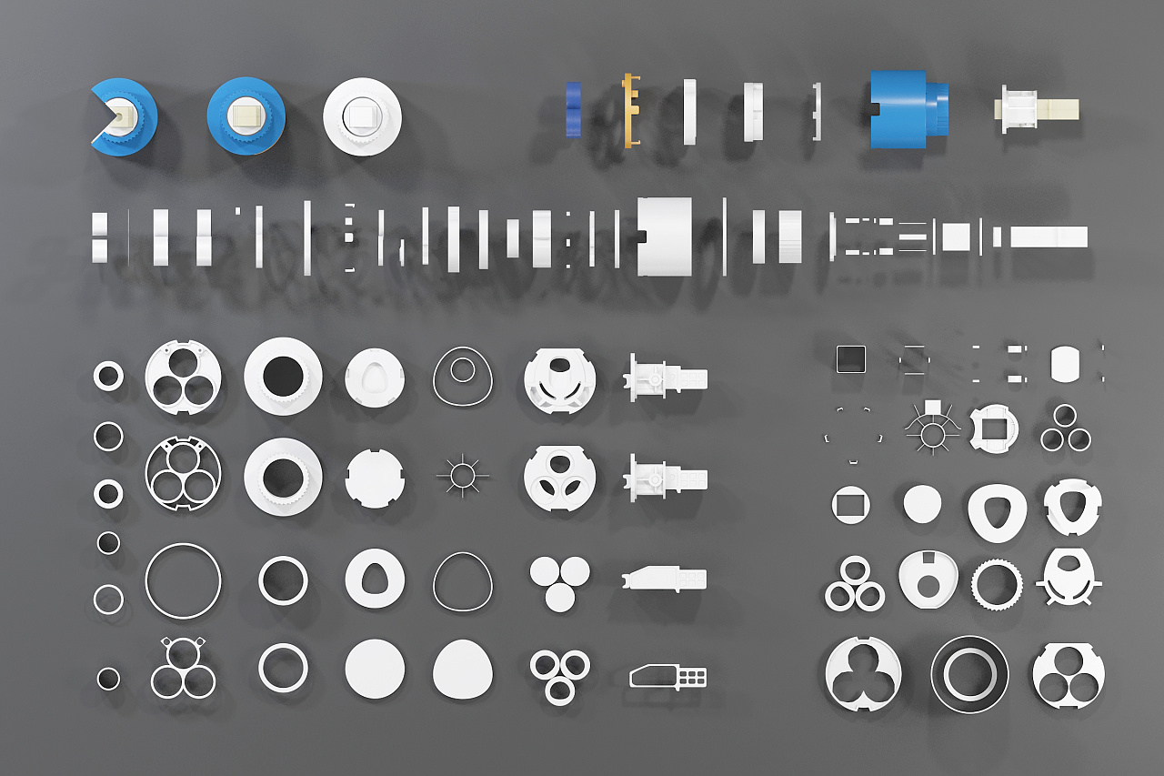产品爆炸图 Exploded Views switch Water tap三维机械/交通caienji 原创作品 站酷 (ZCOOL)
