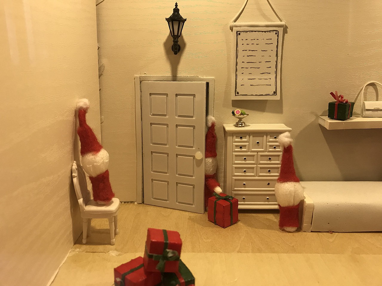 圣诞主题橱窗展示