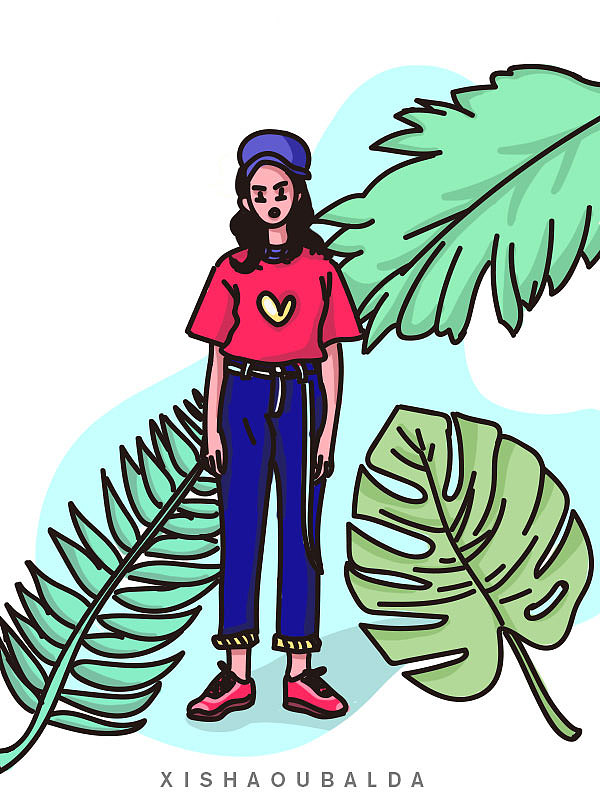 希望自己可以坚持插画练习不要忘记初心！！（图ZMTc5NTU5MzY4） - 艺术插画 - 站酷设计师兽子的发丝233原创素材 - 站酷ZCOOL