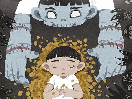 “怪小孩”劇場(chǎng)之兔子死亡事件（個(gè)人主頁(yè)-ZMzQzMjYwMzY=） - 中/長(zhǎng)篇漫畫(huà) - 站酷設(shè)計(jì)師諾曼原創(chuàng)素材 - 站酷ZCOOL