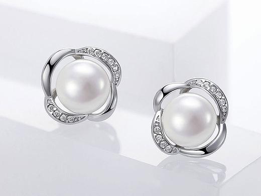 gaias珍珠耳钉（个人主页-ZMjY4NDM1ODQ=） - 产品摄影 - 站酷设计师进击大蘑菇原创素材 - 站酷ZCOOL