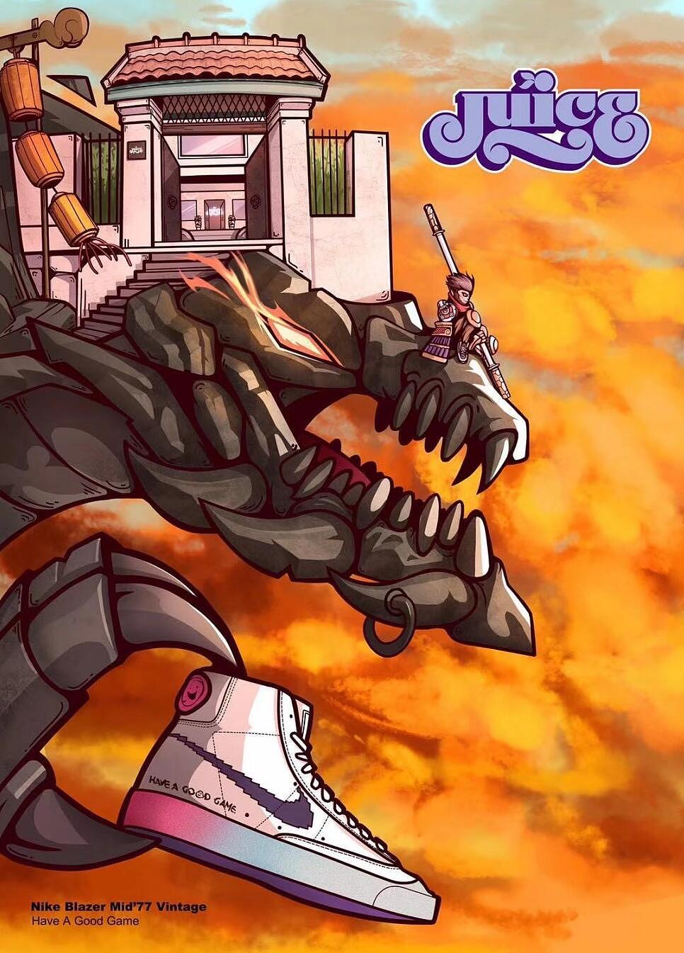 mashup潮流插画悟空天地