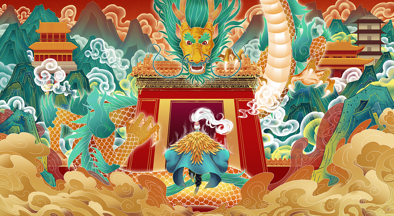 跃至龙门（图ZMjg0ODIxMjc2） - 创作习作 - 站酷设计师舟亢兮原创素材 - 站酷ZCOOL