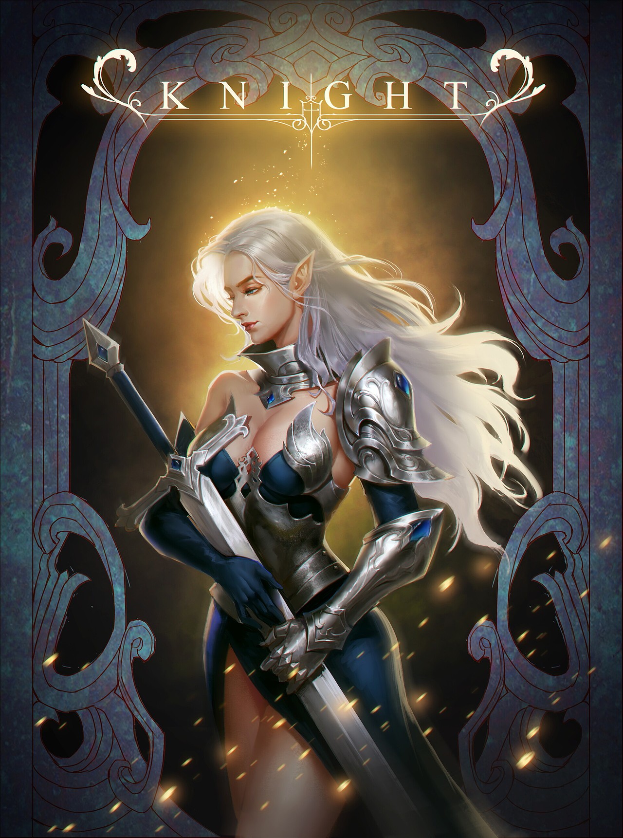 ELF KNIGHT（图ZMjA4NDc5MTMy） - 创作习作 - 站酷设计师阿福日渐发福原创素材 - 站酷ZCOOL