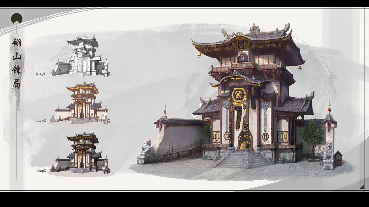 建筑单体练习|插画|游戏原画|提阿子 - 原创作品 - 站酷 (zcool)