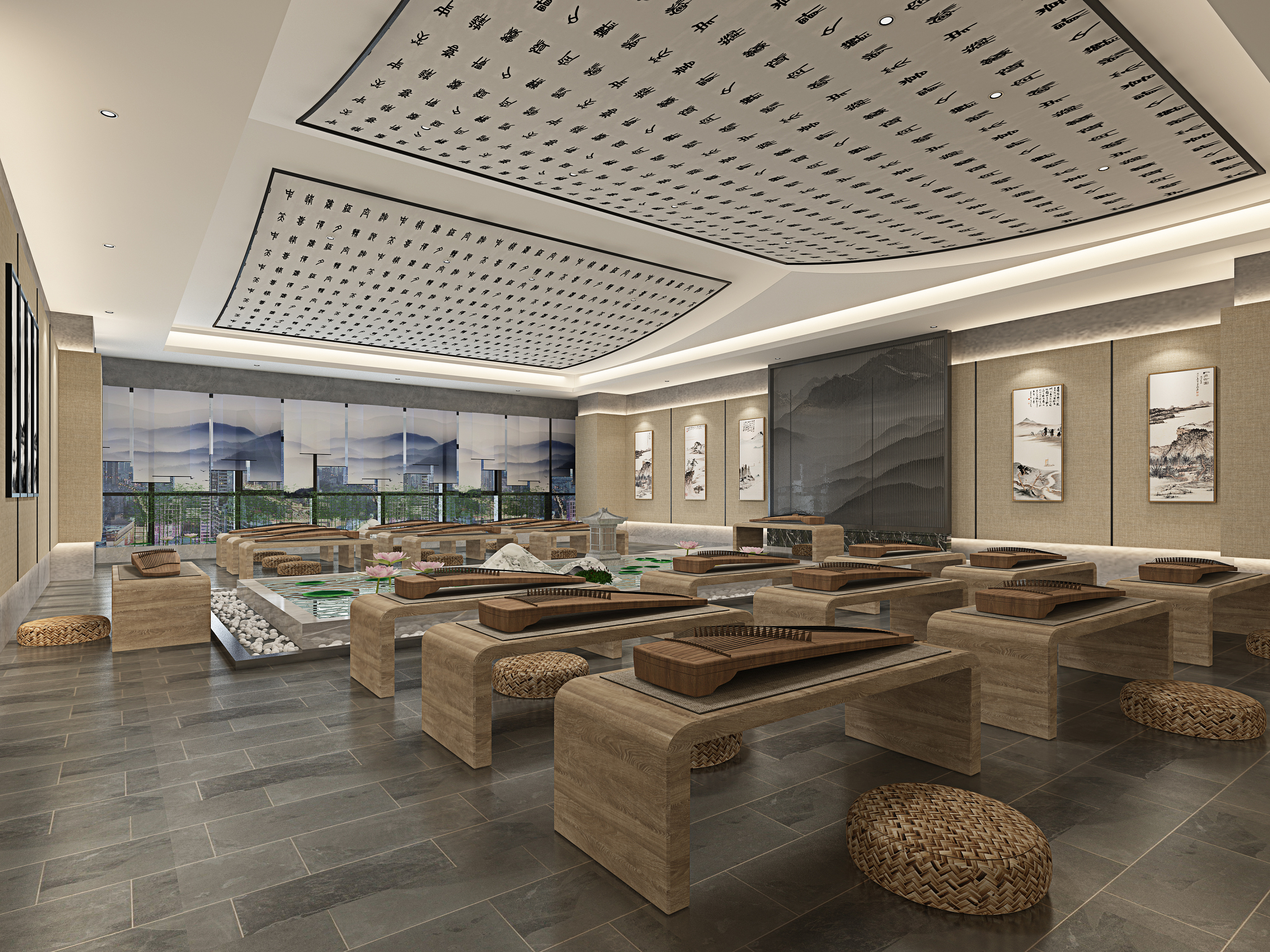 书院|空间|家装设计|室内设计婷婷_原创作品-站酷zcool