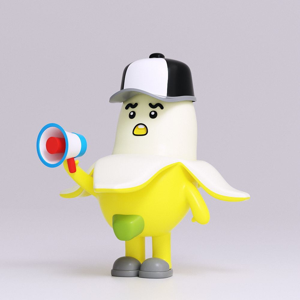 水果IP建模渲染作品