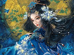 十二花神系列-玉簪花