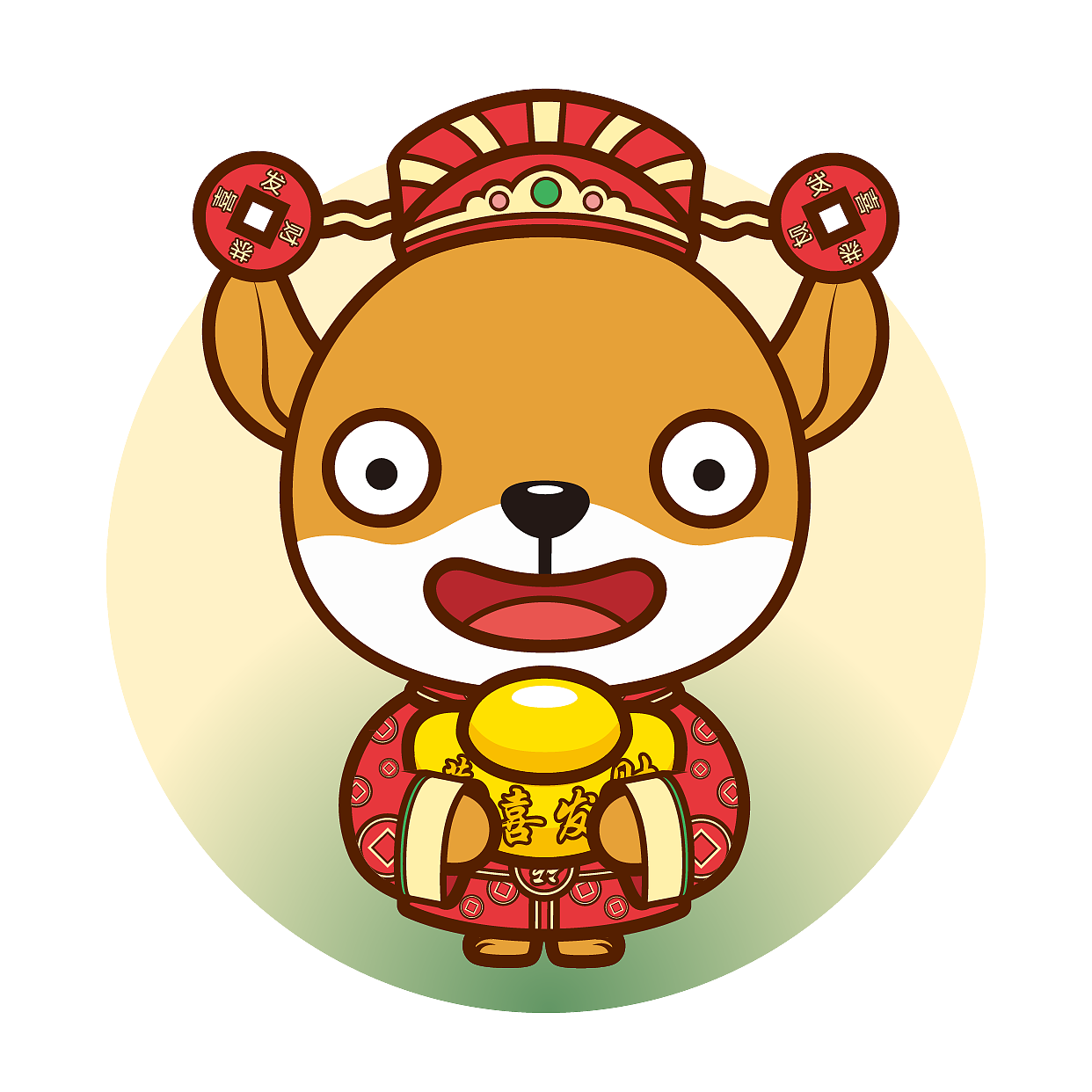 招财狗（图ZMTAzMDMzODIw） - 创作习作 - 站酷设计师小女子阿乔原创素材 - 站酷ZCOOL