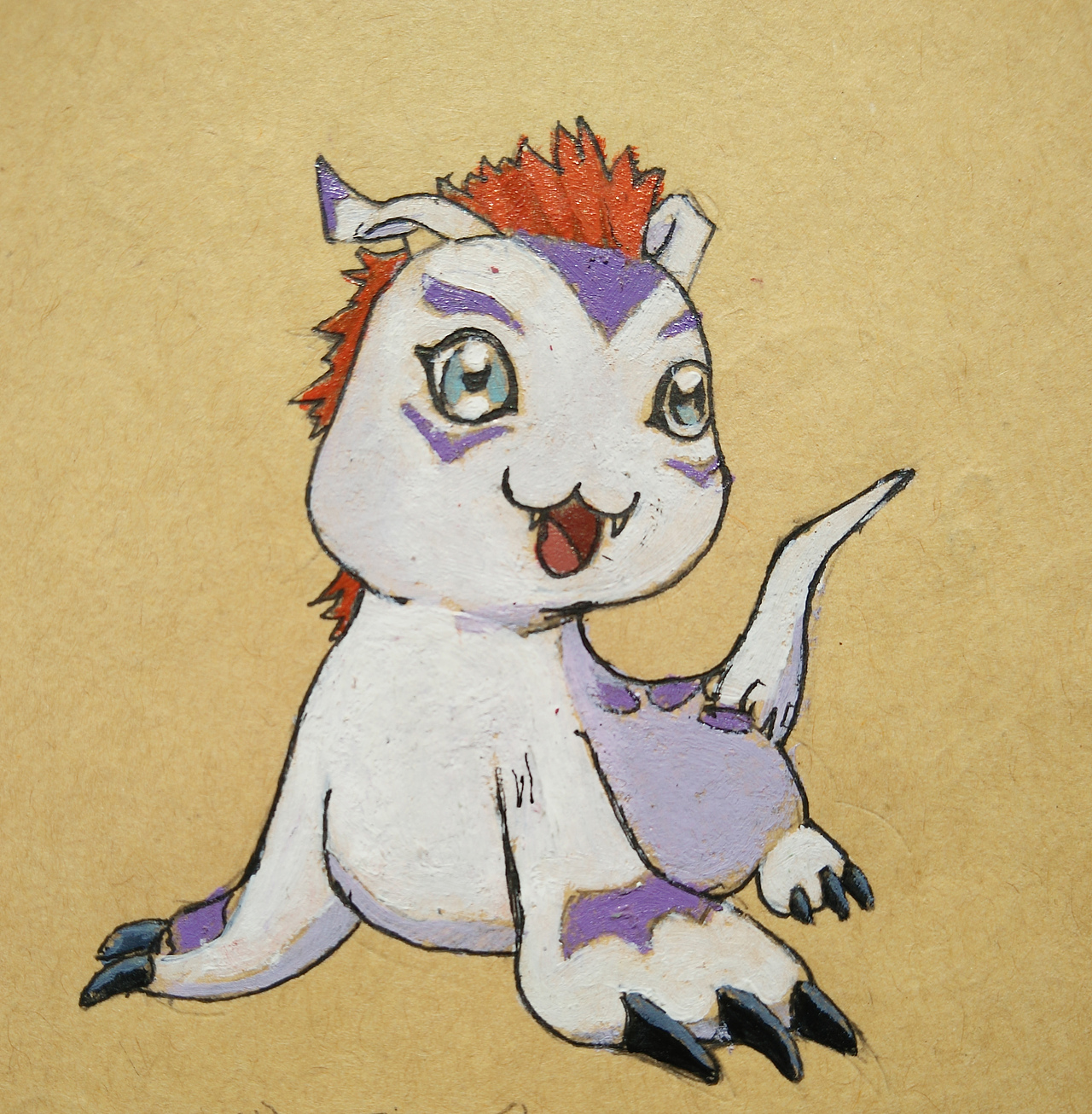 数码宝贝--【手绘/丙烯】（图ZNTI2MDc2MjA=） - 创作习作 - 站酷设计师糖可乐tangkele原创素材 - 站酷ZCOOL